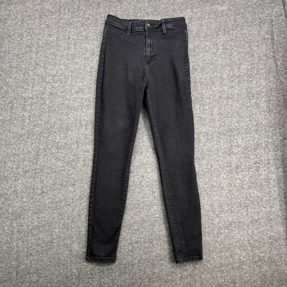 Fashion Nova Womens Black High Waisted Skinny Jeans Size 11 Stretch Denim